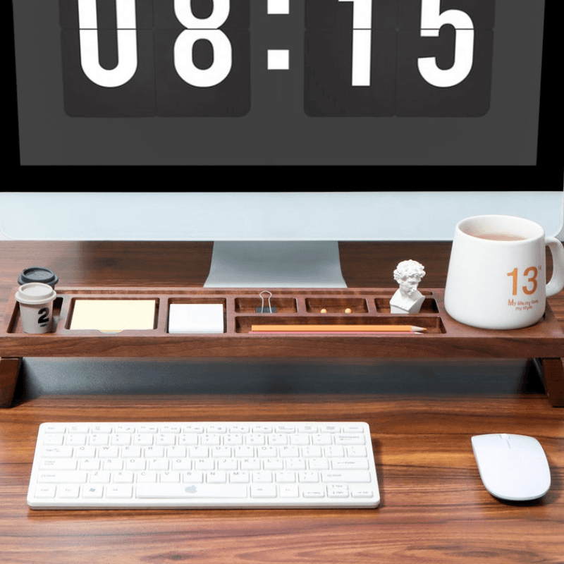 Shopletan Walnut Desk Organizer